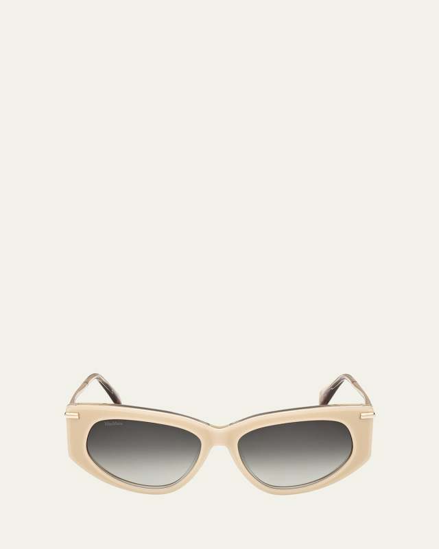 Beth Acetate & Metal Cat-Eye Sunglasses